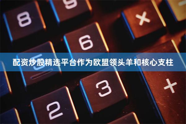 配资炒股精选平台作为欧盟领头羊和核心支柱